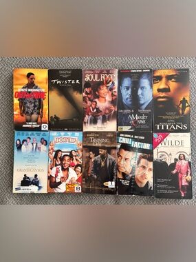 Collection of 10 Assorted Movie VHS Tapes  - various